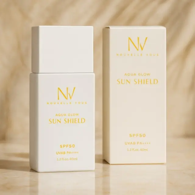 AQUA GLOW SUN SHIELD SPF 50  UVA/B PA++++
